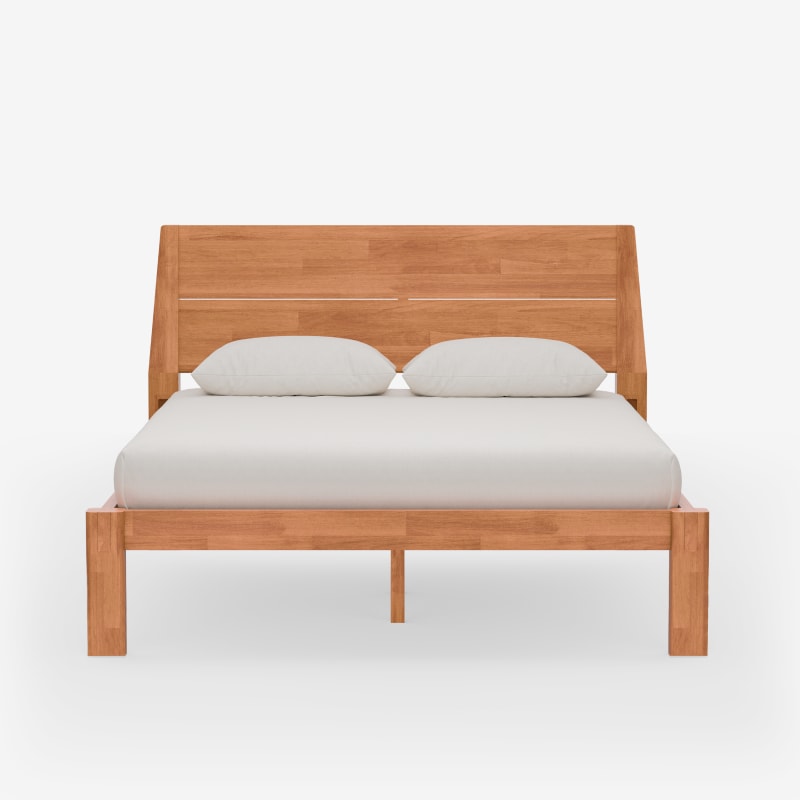 FlexiSpot Kana Japanese Joinery Bed with Headboard | Simple Design